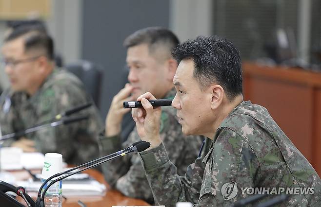 합참 "북한, 서해 일대에서 순항미사일 여러 발 발사" 김명수 합참의장
[연합뉴스 자료사진]