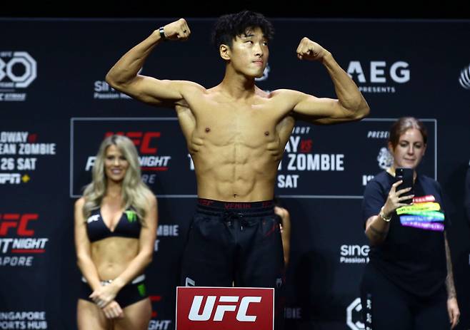 UFC 페더급 파이터 최승우. 사진=UFC