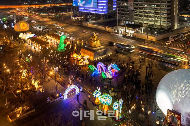 서울빛초롱축제 전경 (사진=서울관광재단)