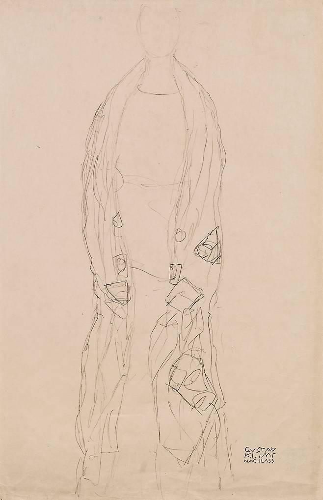 Gustav Klimt Study for the Portrait of Fräulein Lieser 1917
© Auktionshaus im Kinsky GmbH, Wien / © Auction house im Kinsky GmbH, Vienna.