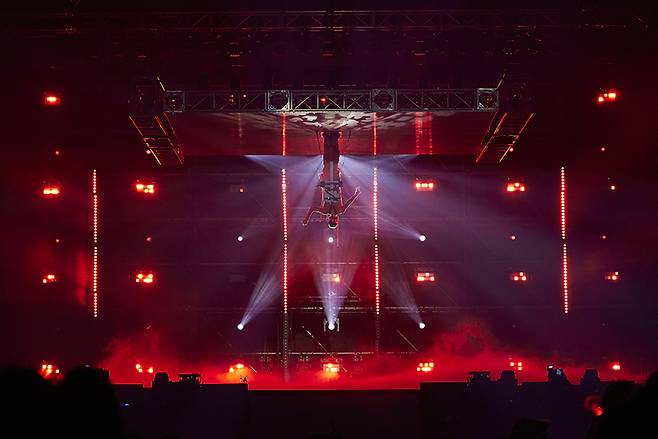 샤이니 태민이 인천 영종도 인스파이어 아레나에서 K-팝 가수 최초로 콘서트를 열었다. [SM엔터테인먼트 제공]