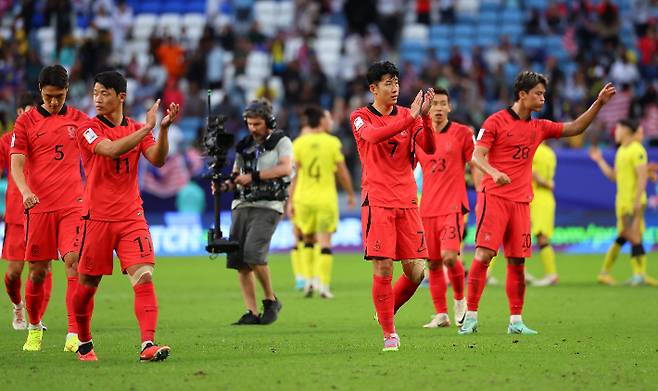 한국, 말레이시아와 무승부. 연합뉴스