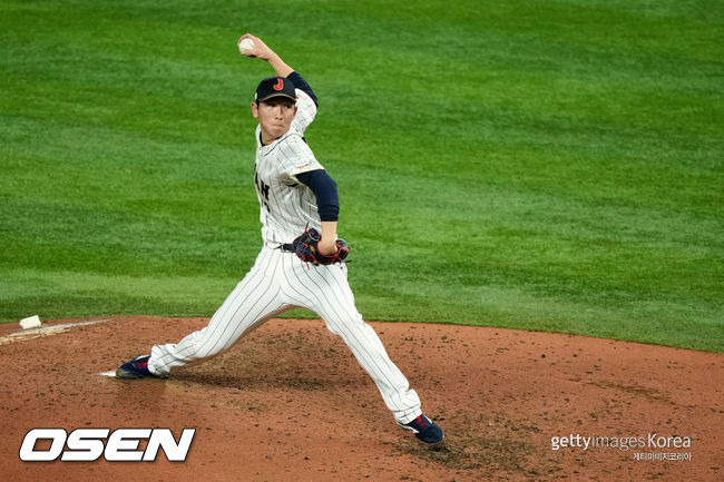 [사진] 일본 WBC 대표팀 토고 쇼세이. ⓒGettyimages(무단전재 및 재배포 금지)