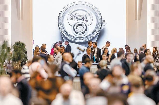 스위스 제네바 팔렉스포에서 열린 워치스앤원더스 모습.         /워치스앤원더스 제공