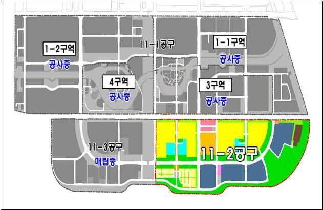 인천 송도 11-2공구 위치도 [인천경제청 제공]