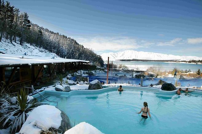 테카포스프링스 겨울 풍경.  /사진= Tekapo Springs