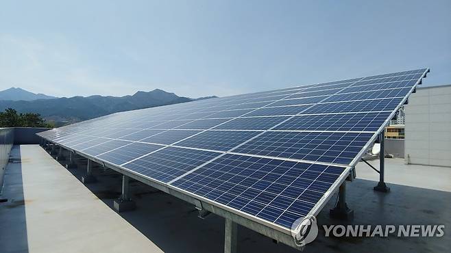 신재생 에너지원 설비 [곡성군 제공. 재판매 및 DB 금지]
