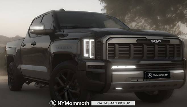 기아 픽업트럭 '타스만' 예상도 (출처 : 뉴욕맘모스)