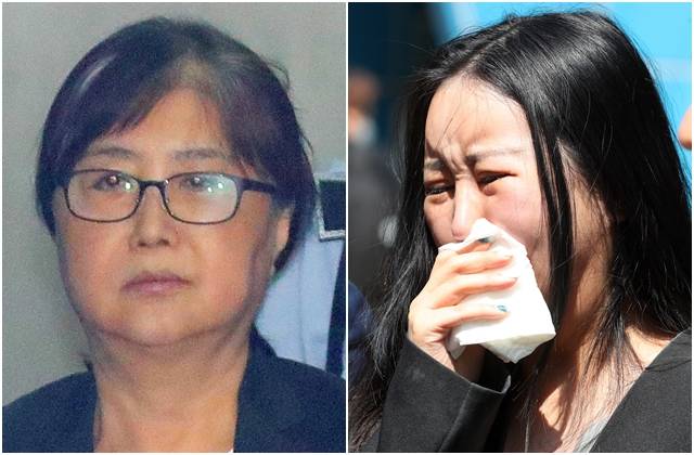 '국정 농단' 사건으로 수감 중인 최서원(개명 전 최순실)씨와 그의 딸 정유라씨. 뉴시스
