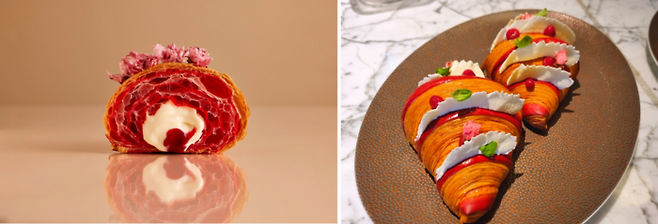 봄비 블라썸 크루아상 / 사진=소피텔 앰배서더 서울, 김혜성 여행+ 기자