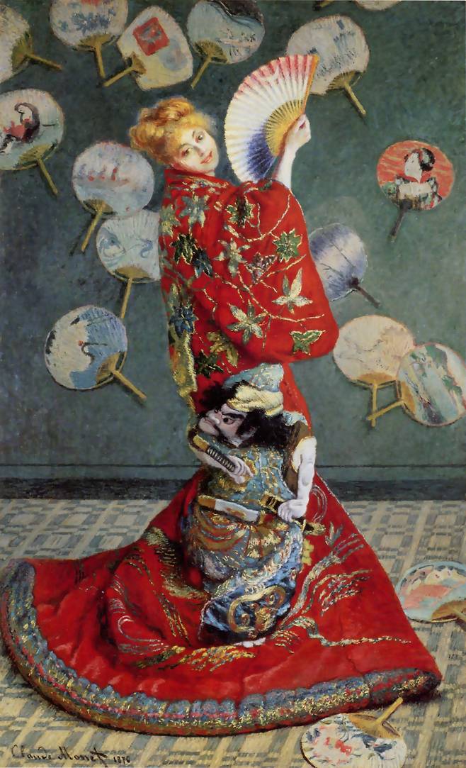 클로드 모네, 'Madame Monet wearing a kimono'