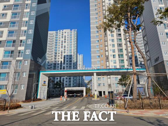 청주 오송역 A 임대아파트. / 청주=최영규 기자