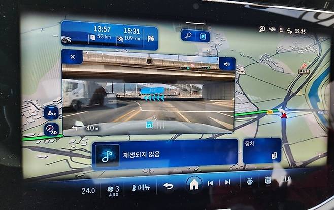 신형 벤츠 E클래스 내비게이션 [사진촬영=최기성 매경닷컴 기자]