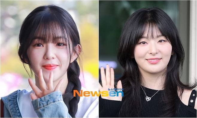사진=왼쪽부터 아이린, 슬기/뉴스엔DB