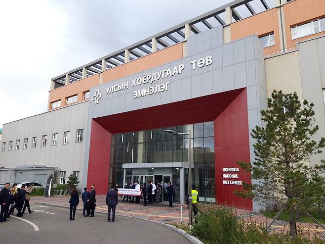 대외경제협력기금(EDCF) 지원을 통해 건설된 몽골 진단진료센터 [연합뉴스 자료사진]