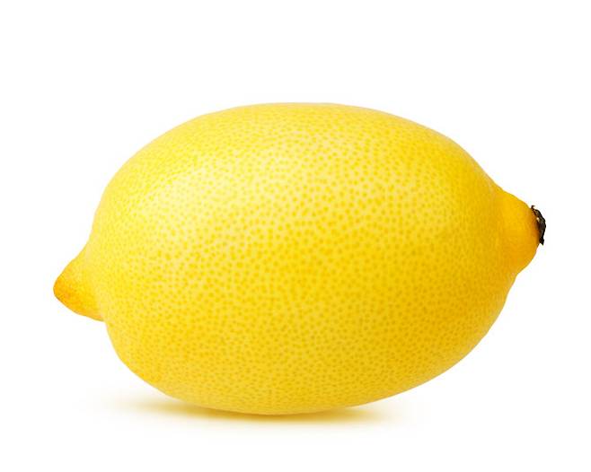 Fresh lemon isolated on white background with clipping path. (제공=게티이미지)