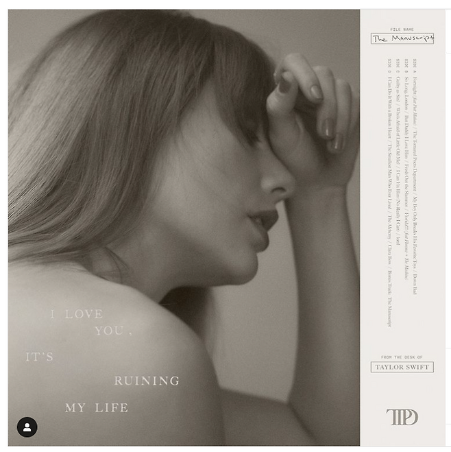 11집 발매를 알린 테일러 스위프트<인스타그램 캡처>