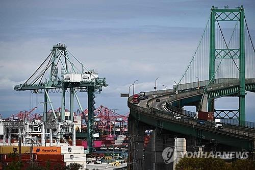 미국 로스앤젤레스항 [AFP 연합뉴스 자료사진]