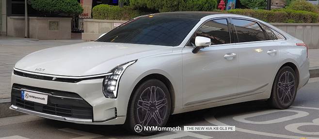 기아 'K8 페이스리프트' 예상도 (출처 : 뉴욕맘모스)