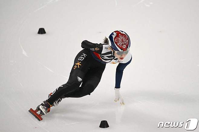 쇼트트랙 대표팀 김길리. ⓒ AFP=뉴스1