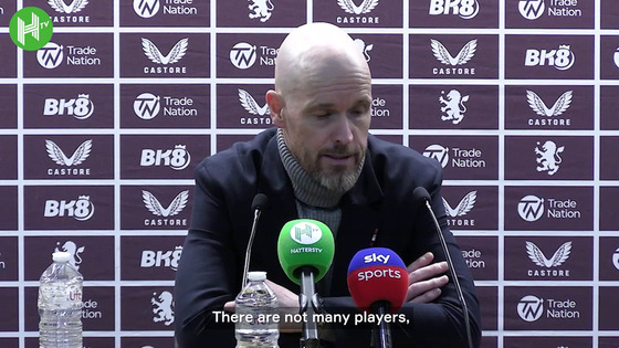 Manchester United manager Erik ten Hag speaks about Scott McTominay's winner against Aston Villa on Sunday. [ONE FOOTBALL]