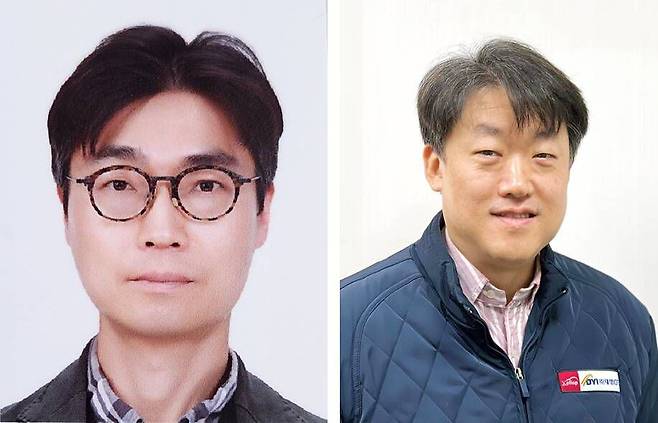 '2024년 2월 대한민국 엔지니어상' 수상자. 왼쪽부터 이호원 삼성전자 그룹장, 모형구 대영아이오티 최고기술책임자(CTO)./과학기술정보통신부