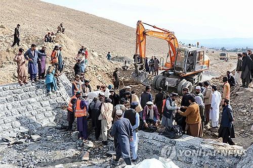 아프간 호스트에서 발견된 집단매장지 [AFP 연합뉴스 자료사진. 재판매 및 DB 금지]