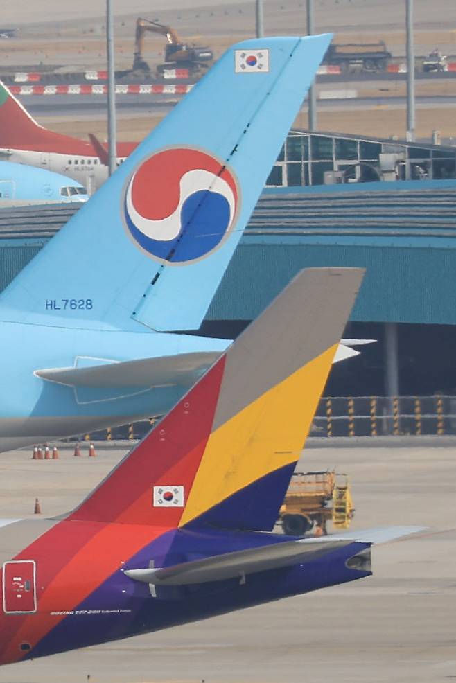 13일 인천국제공항 전망대에서 바라본 공항 계류장. (사진=연합뉴스)