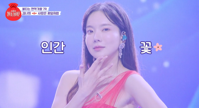 김나희가 '불타는 장미단' 시즌2를 찾아 활약을 펼쳤다. MBN 캡처