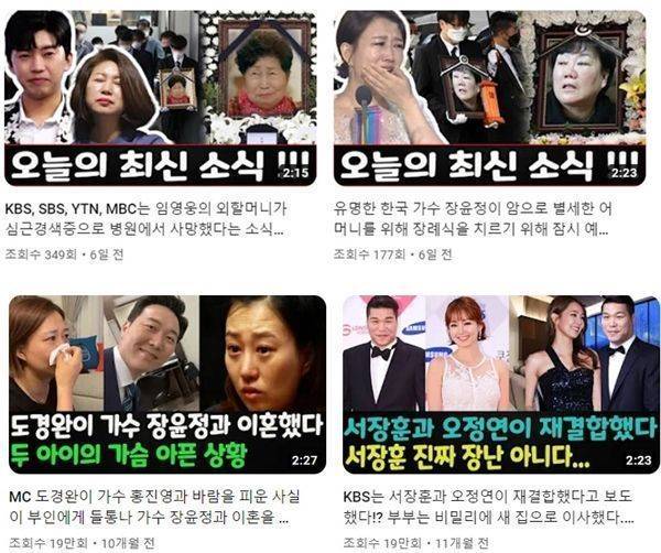 유튜브발 가짜뉴스 / 사진=채널 캡처