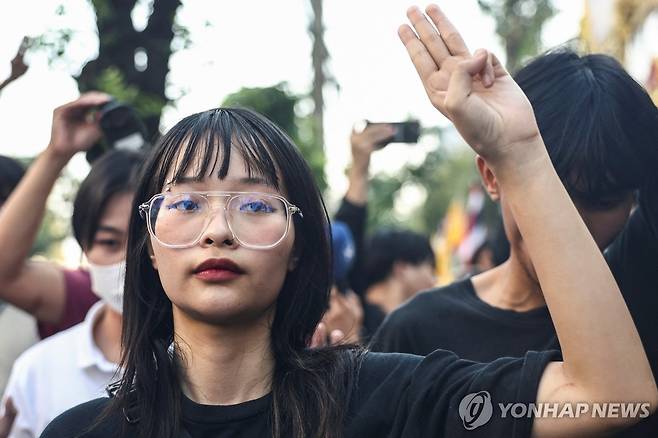 태국 군주제 개혁 요구 활동가 탄따완 [로이터 연합뉴스 자료사진. 재판매 및 DB 금지]