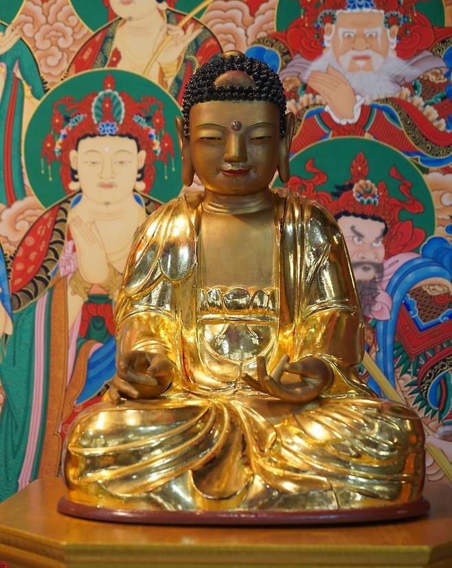 덕산사 목조여래좌상 [광주시 제공. 재판매 및 DB 금지]