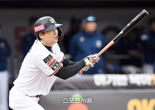 KIA 김도영이 쓰는 배트는 KT 김상수가 선물한 것으로 슬럼프 탈출을 견인핸 ‘요술 방망이’다. 사진 | 박진업기자 upandup@sportsseoul.com