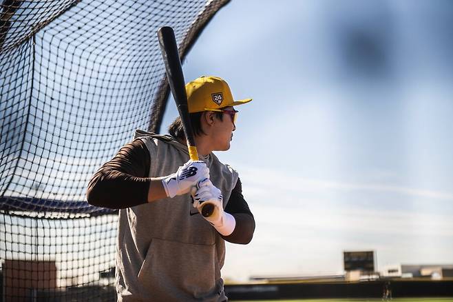 ▲ 올해도 팀의 리드오프로 나설 가능성이 높은 김하성 ⓒ샌디에이고 파드리스 SNS