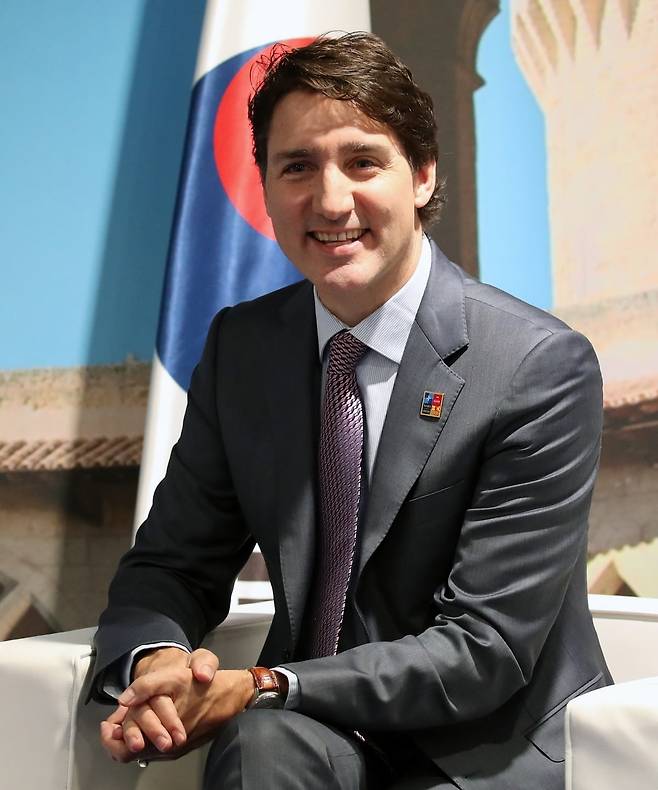 쥐스탱 트뤼도 캐나다 총리. 사진=한국경제신문