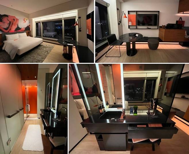 이스트 홍콩의 하버뷰 퀸 베드룸 / 사진=이가영 여행+기자