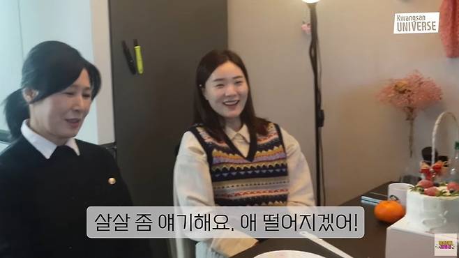 사진=배우 김승현 母(왼쪽), 장정윤/‘김승현가족’ 채널 캡처