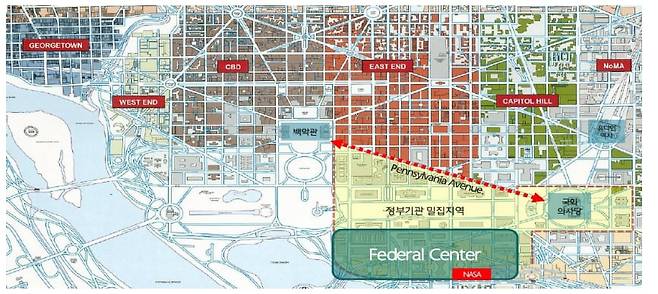 하나대체투자나사부동산투자신탁1호의 투자 자산 위치. /하나대체투자나사부동산투자신탁1호 투자설명서