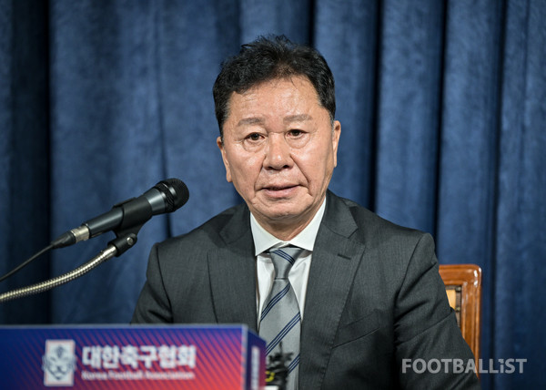 정해성 대한축구협회(KFA) 전력강화 위원장. 서형권 기자