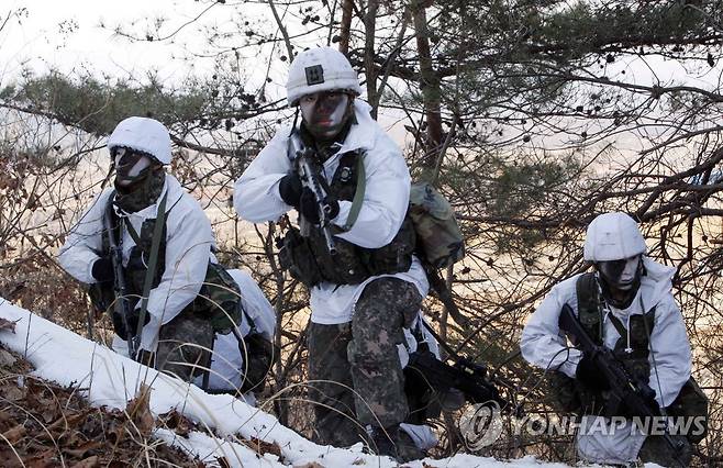 혹한기 훈련 [연합뉴스 자료사진]