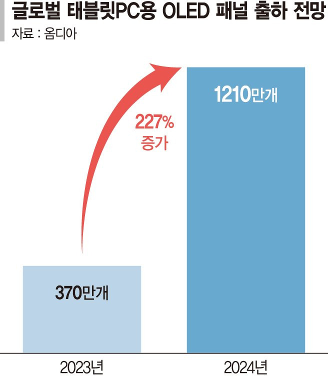 ‘OLED 패널’ 탑재 아이패드 나온다… 삼성D·LG