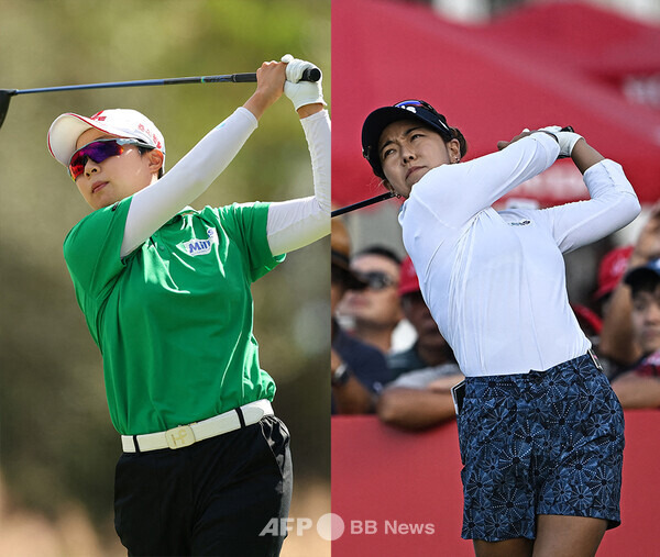 2024년 미국여자프로골프(LPGA) 투어 혼다 LPGA 타일랜드 골프대회에 출전한 김효주, 신지은 프로. 사진제공=ⓒAFPBBNews = News1