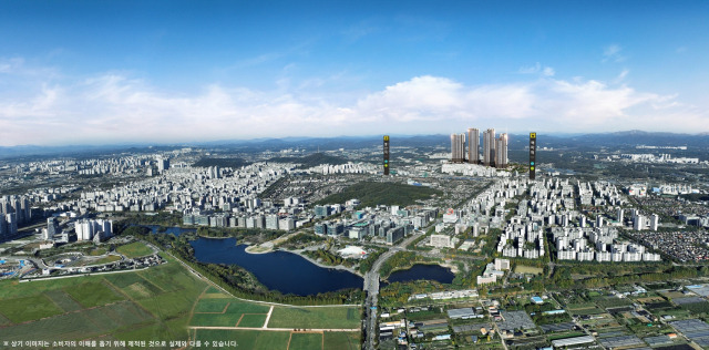 휴먼빌 일산 클래스원 광역 조감도. 사진 제공=일신건영