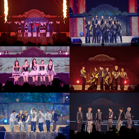 SM Entertainment artists at the ″SMTOWN Live 2024 SMCU Palace @Tokyo″ concert held in Japan on Feb. 21 and 22 [SM ENTERTAINMENT]