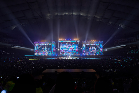 Boy band NCT Wish performing for the first time at the ″SMTOWN Live 2024 SMCU Palace @Tokyo″ concert held in Japan on Feb. 21 and 22 [SM ENTERTAINMENT]