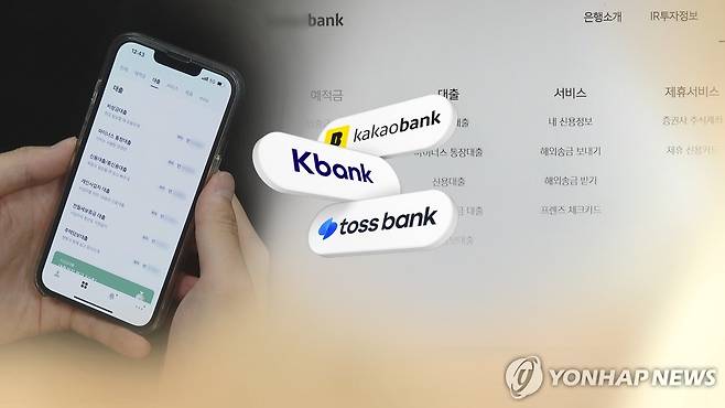 인터넷 은행(CG) [연합뉴스TV 제공]