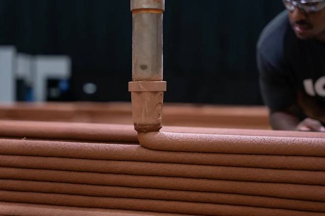 3D 프린터로 제작된 '마스 듄 알파'(Mars Dune Alpha) 숙소. 사진=NASA/ICON