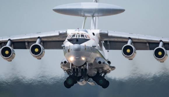 러시아군의 공중조기경보통제기 ‘베리예프 A-50’. 우크라이나 매체 TSN 자료