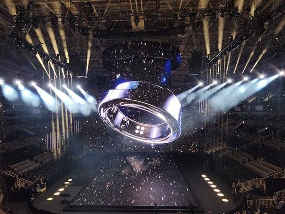 지난 1월 삼성전자가 갤럭시 언팩 2024에서 공개한 갤럭시 링 이미지. 삼성전자