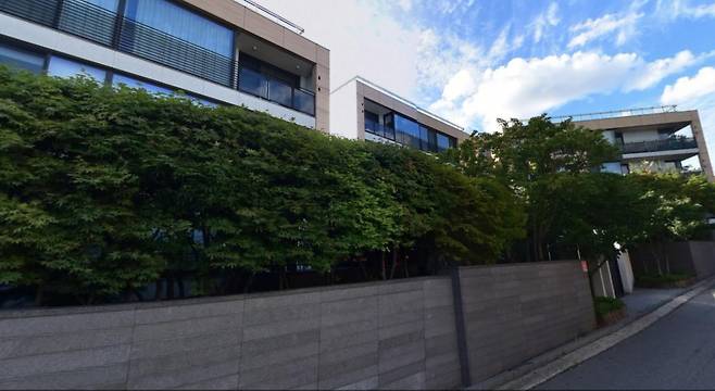 용산구 한남동 루시드하우스[사진=네이버 거리뷰 갈무리]